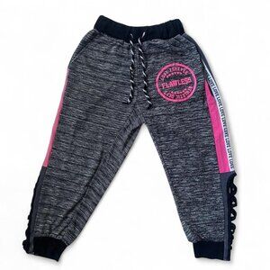 Large Grey and pink Victoria's Secret PINK sweatpants #loungewear